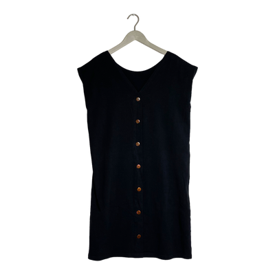 Aarre button dress, black | woman S