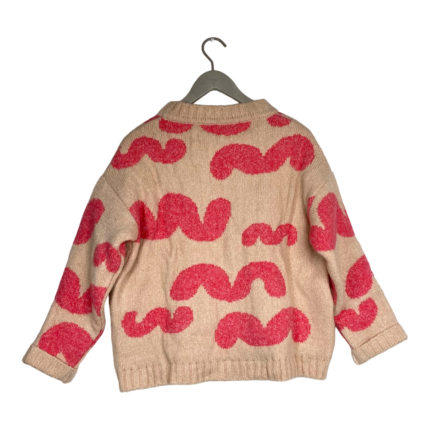 Papu fluffy knitted sweater, peach, hot pink | woman XS/S