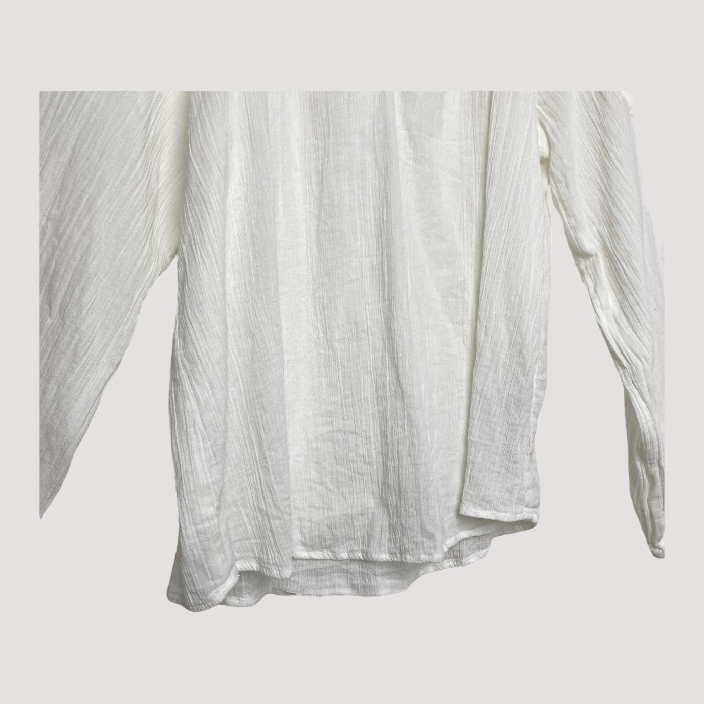 flowy shirt, white | women M