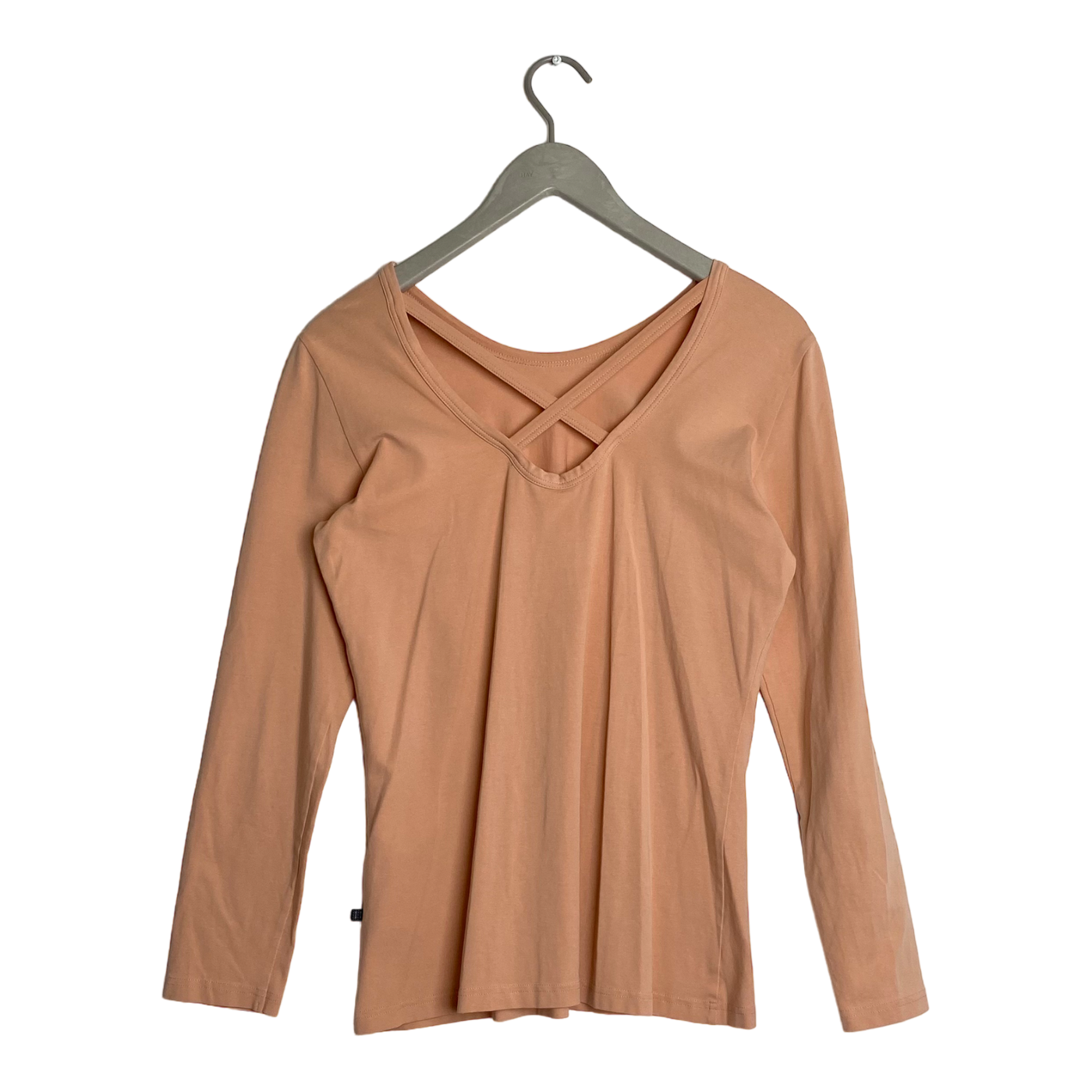 Kaiko cross shirt, peach | woman M