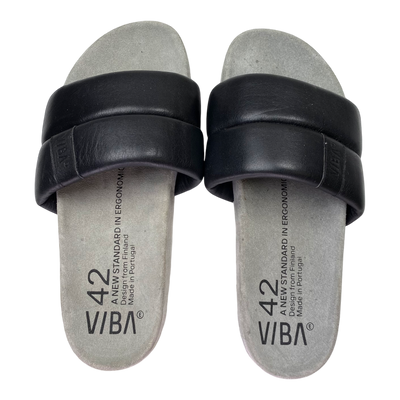 VIBAe Porto leather sandals, black | 42