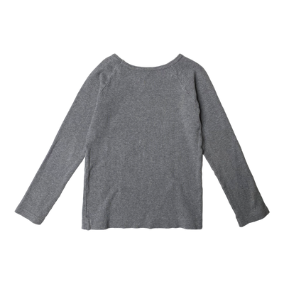 Metsola rib shirt, grey | 122cm