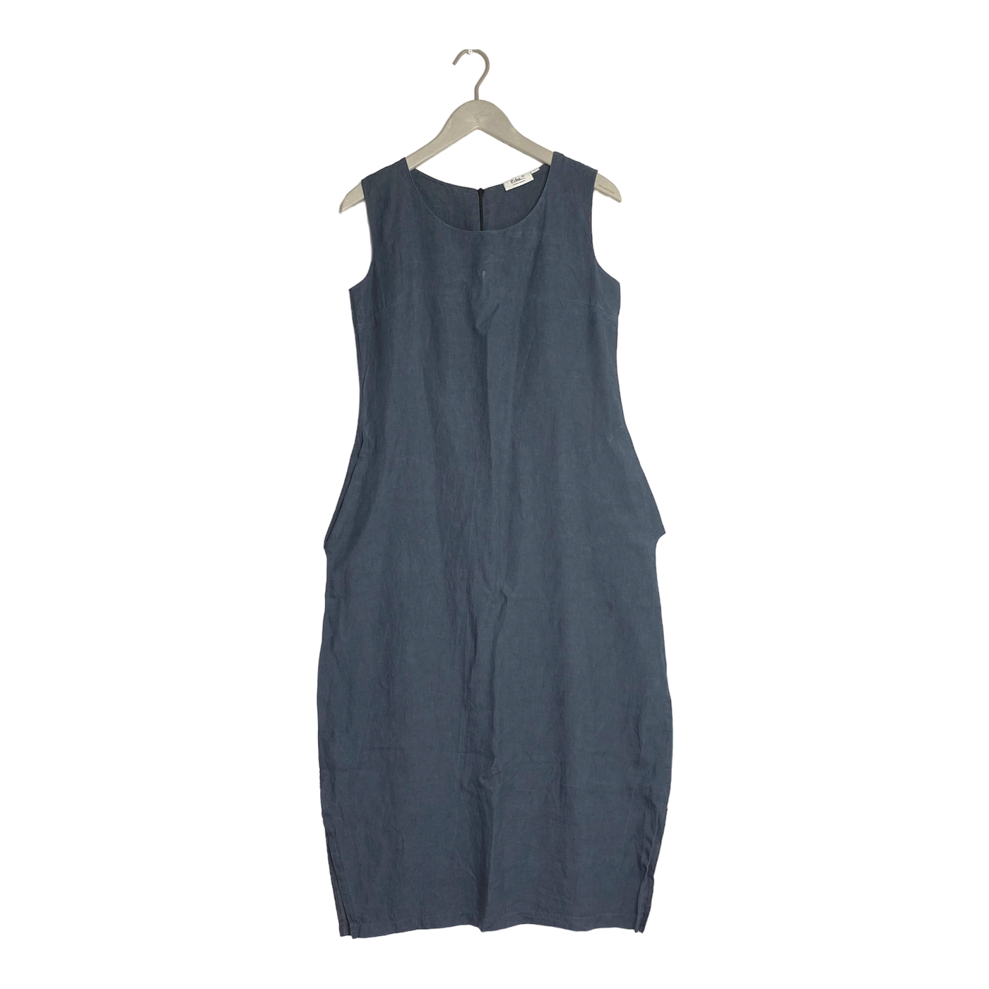 Blaa linen dress, charcoal | woman M