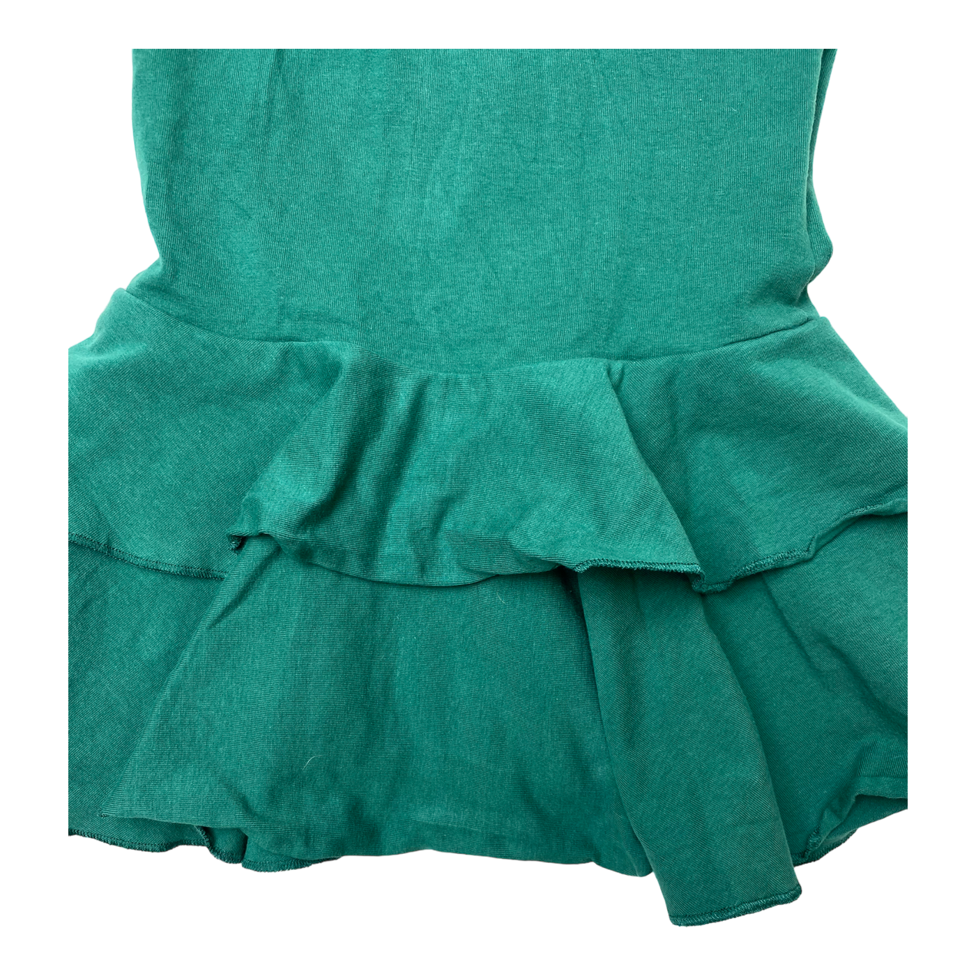 Gugguu spagetti frilla dress, forest green | 92cm