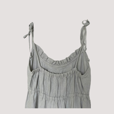 Bypias linen dress, silver | women L