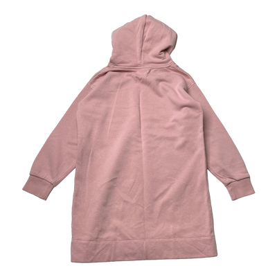 Peak Performance hoodie dress, pink | 130cm