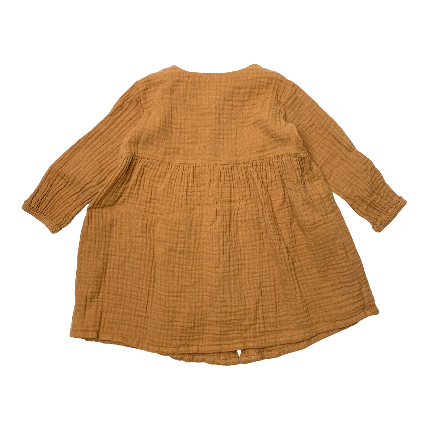 Kaiko muslin dress, caramel | 74/80cm