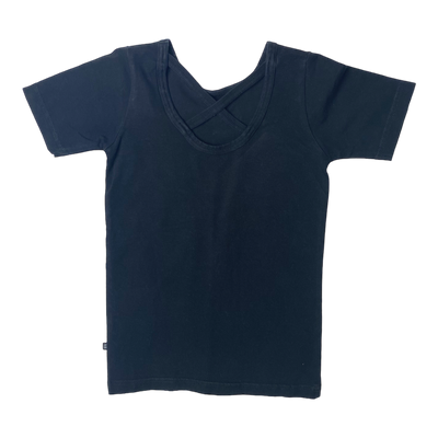 Kaiko cross t-shirt, black | 110/116cm