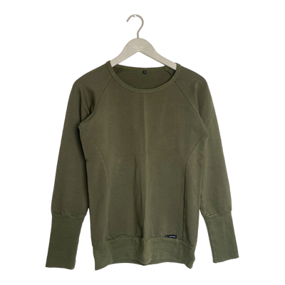 Ommellinen basic sweatshirt, hunter green | woman S