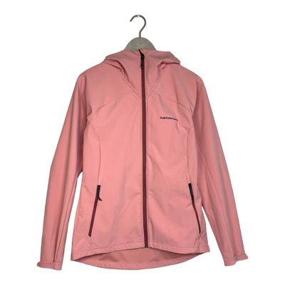 Peak Performance explore hood jacket, pink | woman M