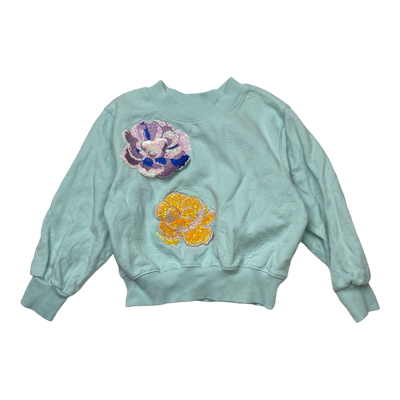 Molo sweatshirt, glitter flower | 104cm