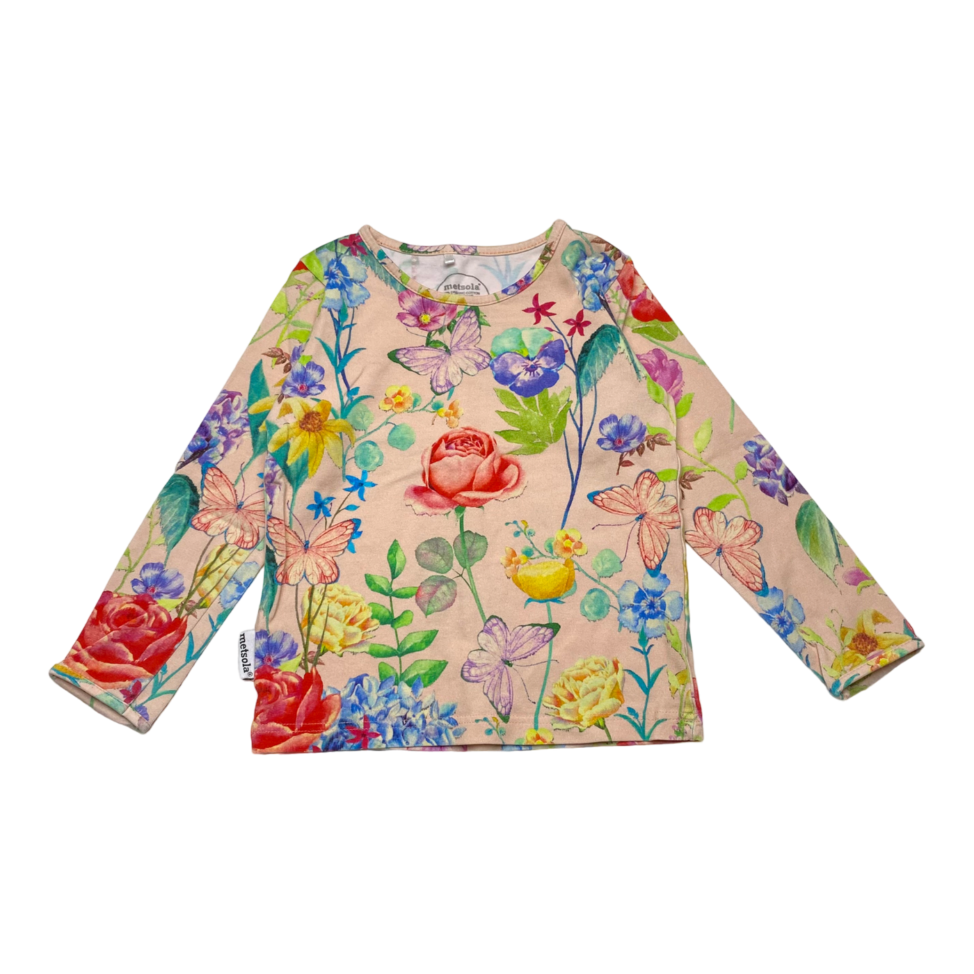 Metsola shirt, flower | 98cm