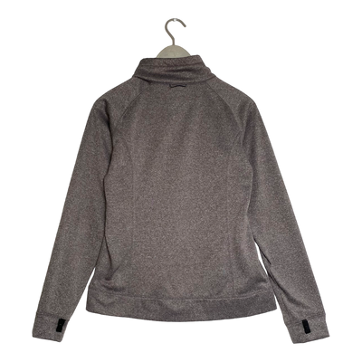 The North Face zipper fleece, old rose/taupe grey | woman M