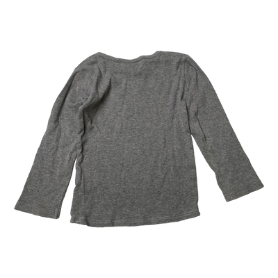 Mini Rodini basic shirt, grey | 80/86cm
