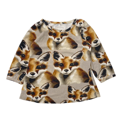 Metsola dress, fox | 62/68cm