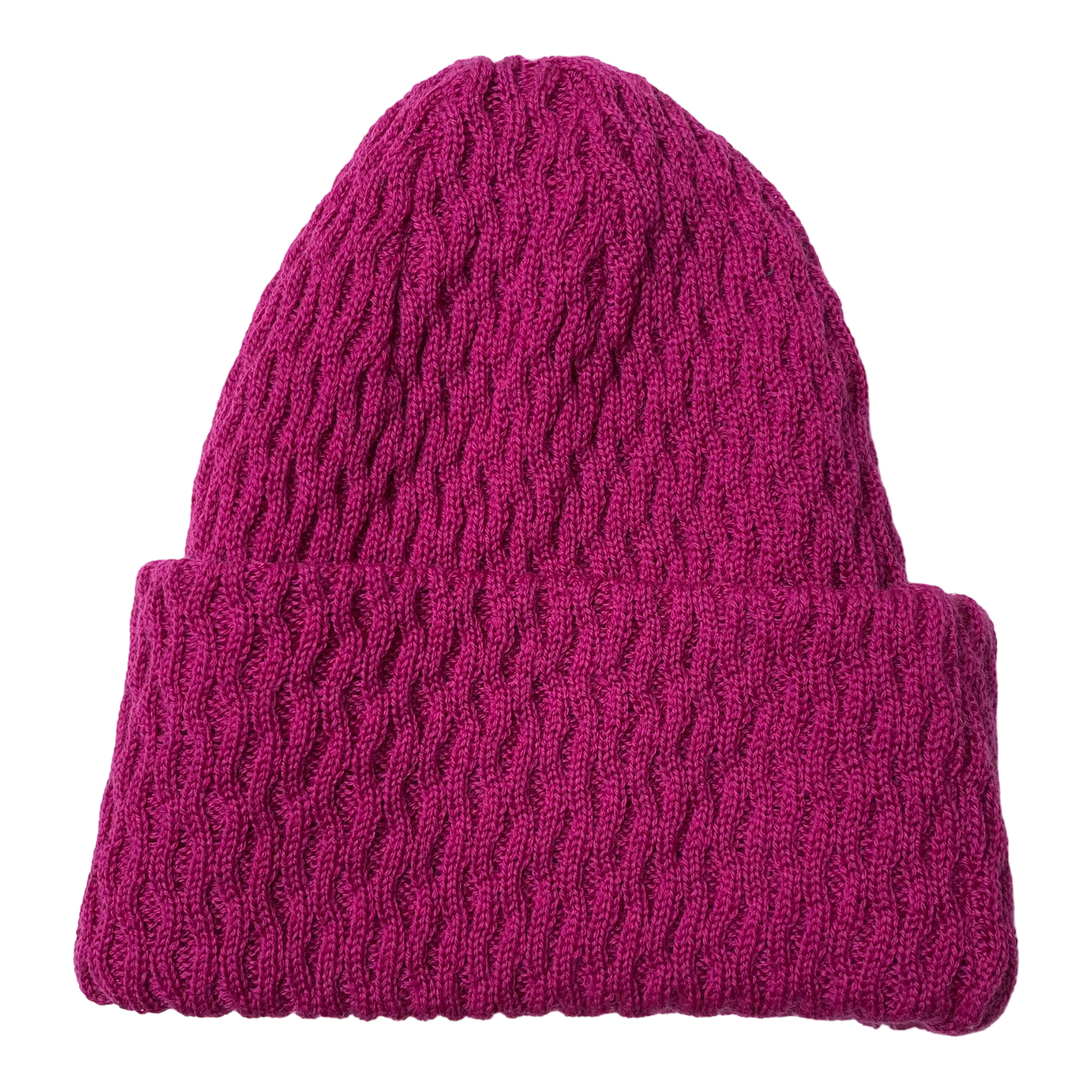 Mainio merino honeycomb beanie, purple | junior/adult