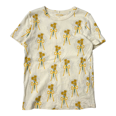 Mini Rodini t-shirt, flower | 128/134cm