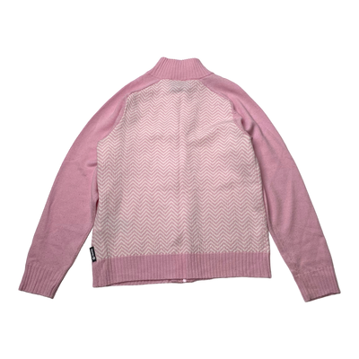 Reima wool zip up, pink | 140cm