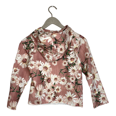 Ommellinen cropped sport hoodie, flower | woman S