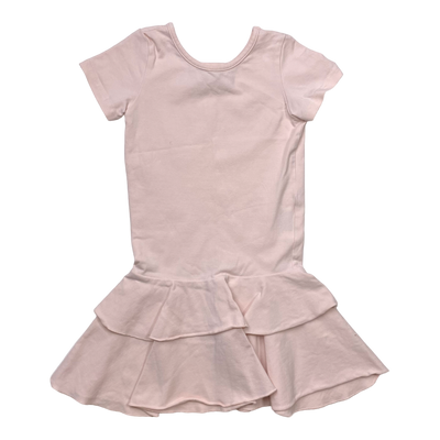 Gugguu t-shirt frilla dress, misty rose | 110cm