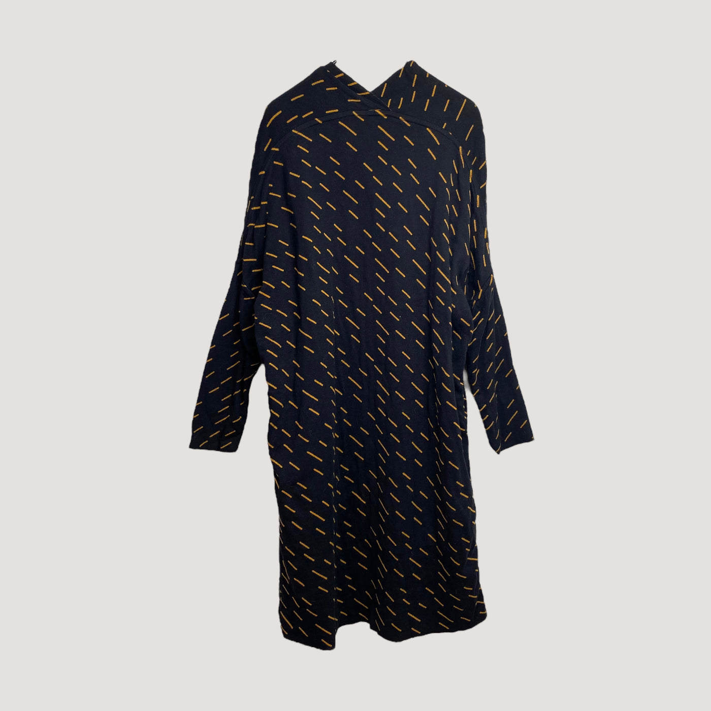 Papu long knitted cardigan, black/range | woman M/L