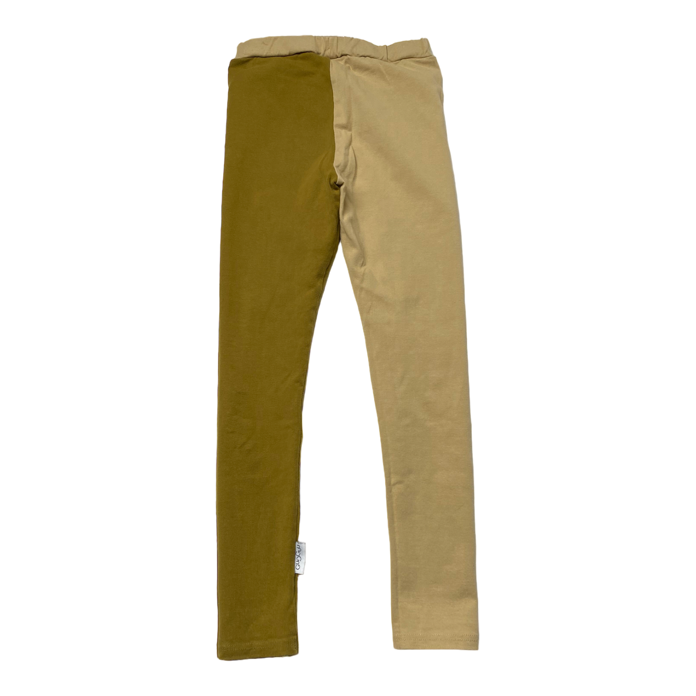Gugguu leggings, wheat & olive | 116cm