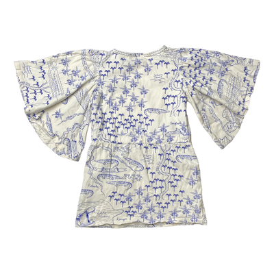 Mini Rodini tunic dress, croco map | 104/110cm