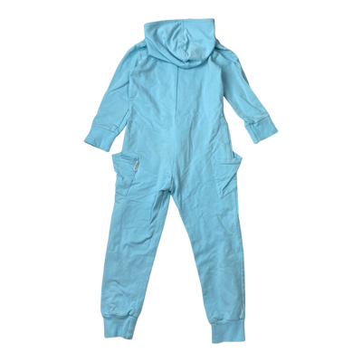 Gugguu sweat jumpsuit, sky blue | 116cm