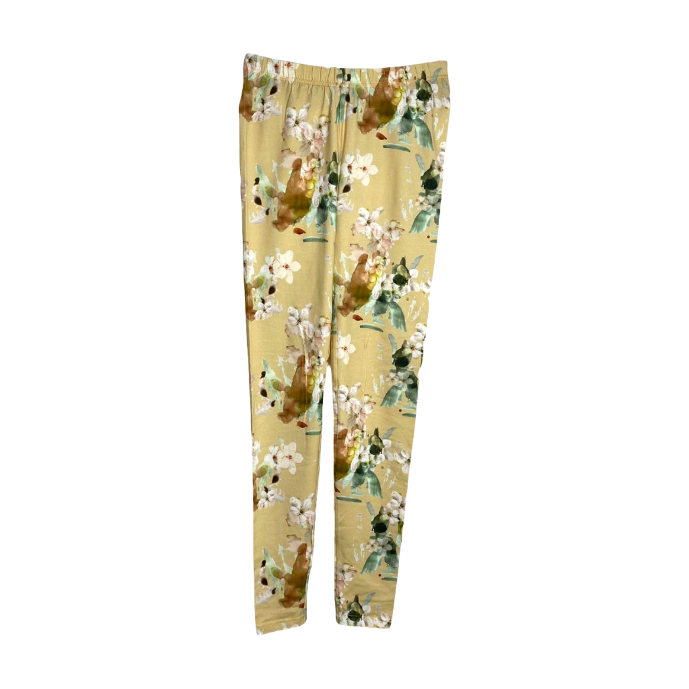 Kaiko leggings, yellow blossom | woman S