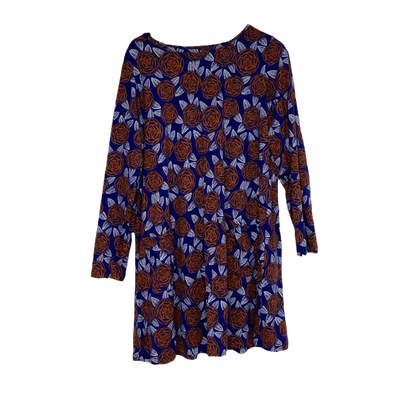 Marimekko tunic, royal blue | women L