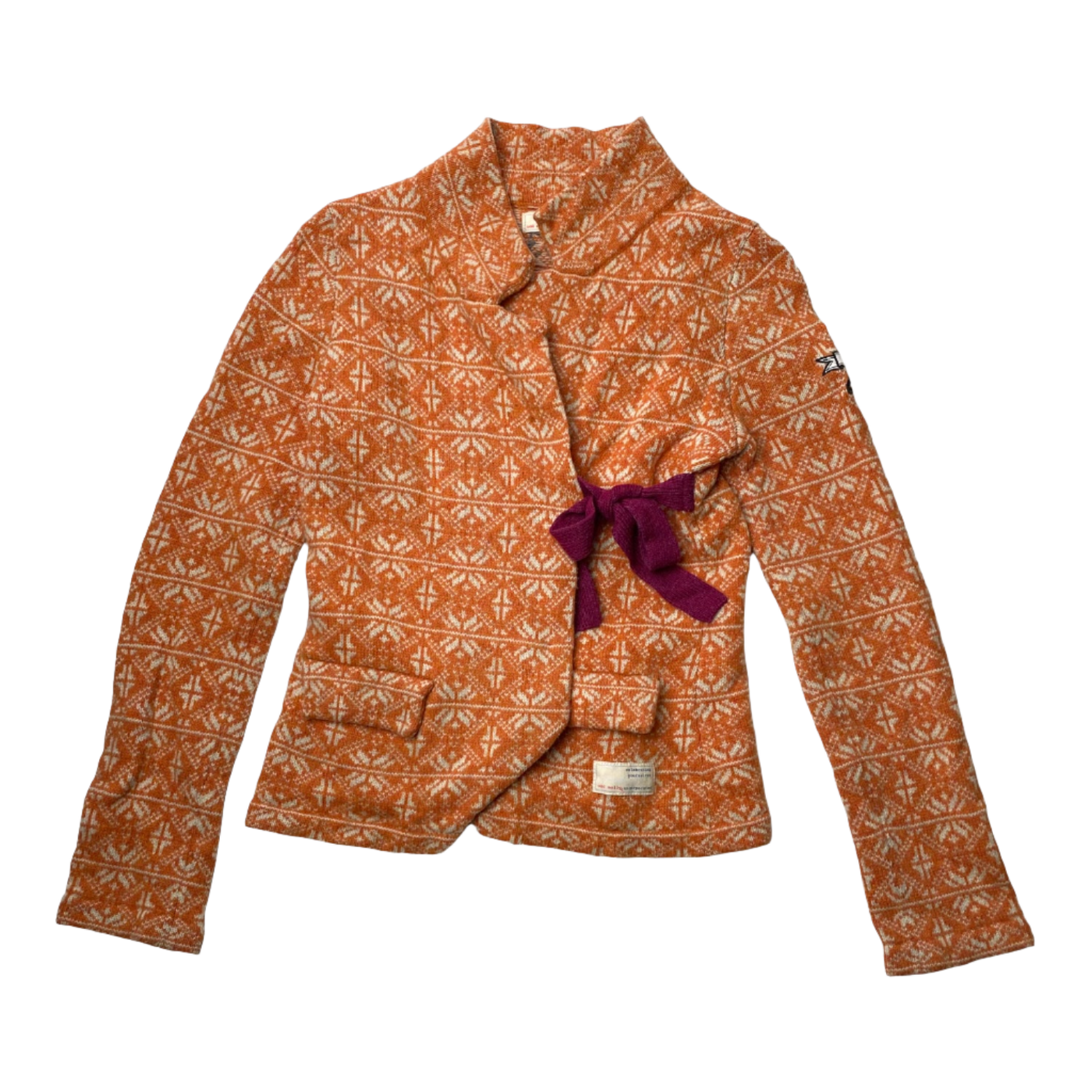 Odd Molly wrap cardigan, orange | woman S