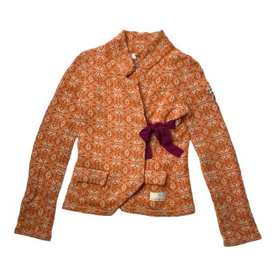 Odd Molly wrap cardigan, orange | woman S