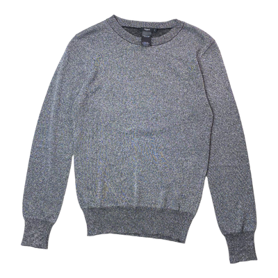 Filippa K lurex sweater, silver | woman S