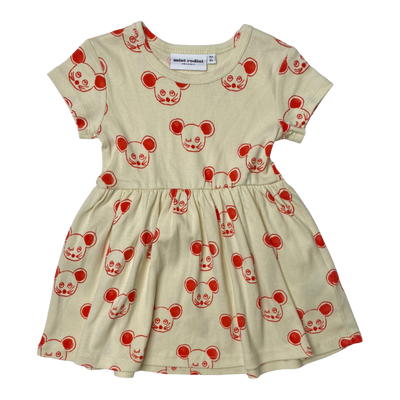 Mini Rodini dress, mouse | 80/86cm