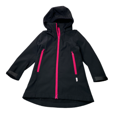 Reima softshell jacket, black | 110cm