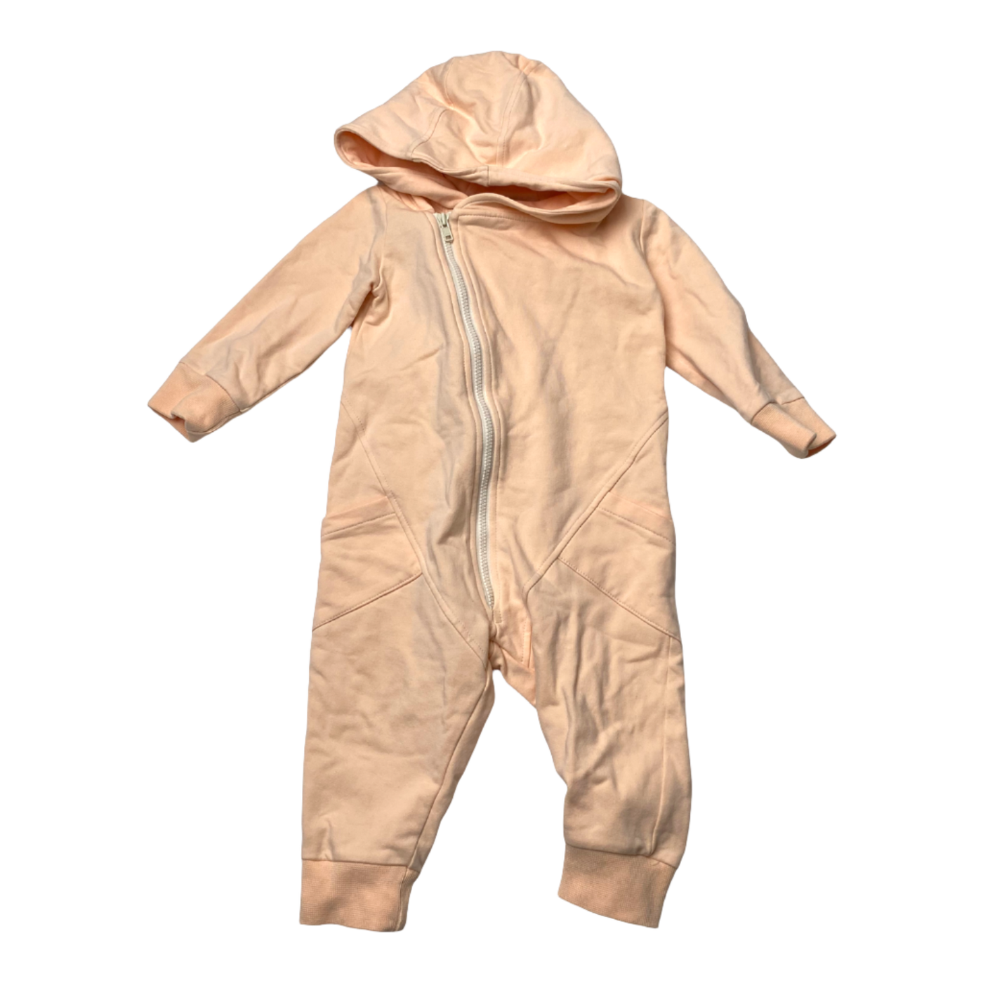 Gugguu sweat jumpsuit, peach | 74cm