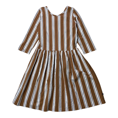 Kaiko dress, brown stripe | 158/164cm