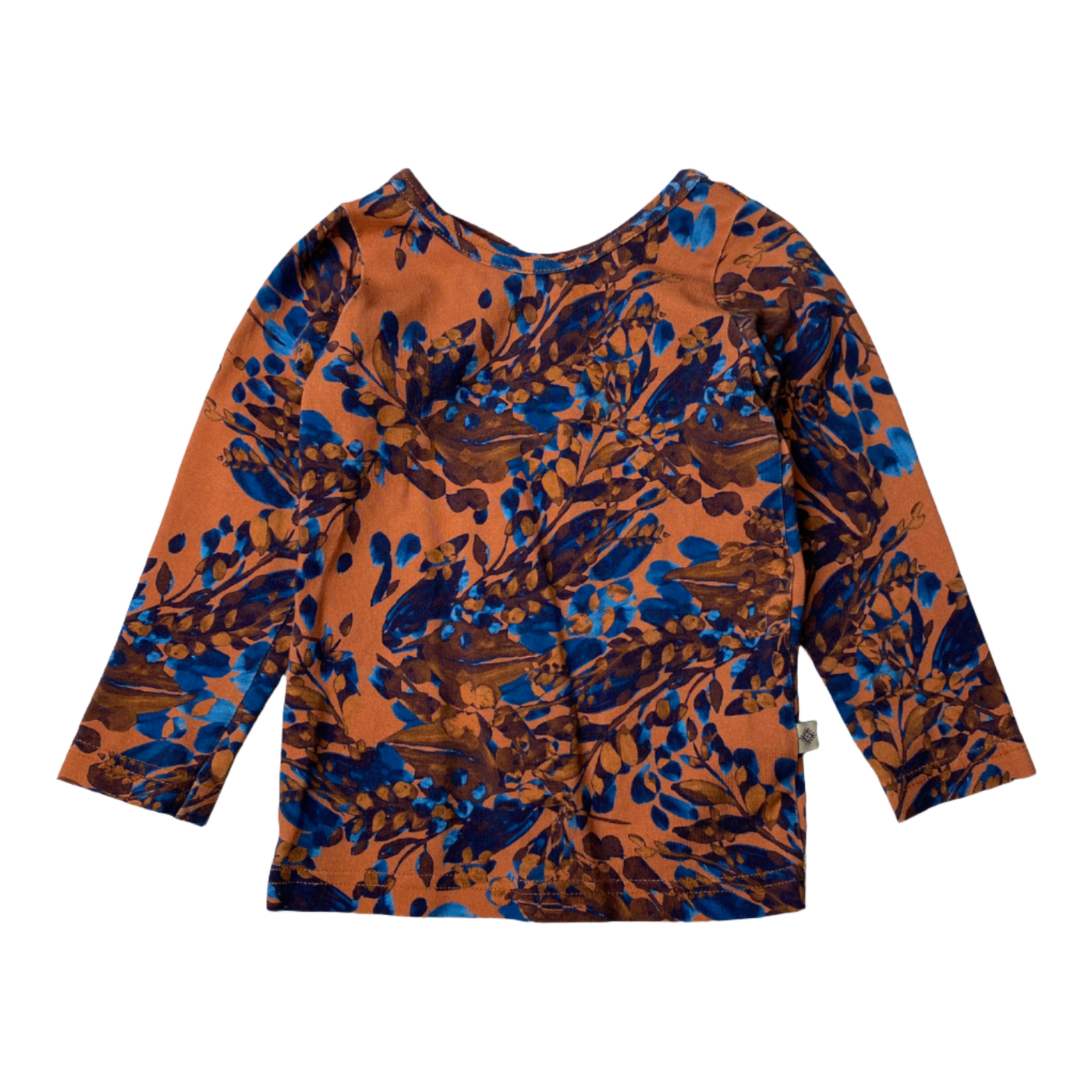 Kaiko cross shirt, autumnal | 86cm