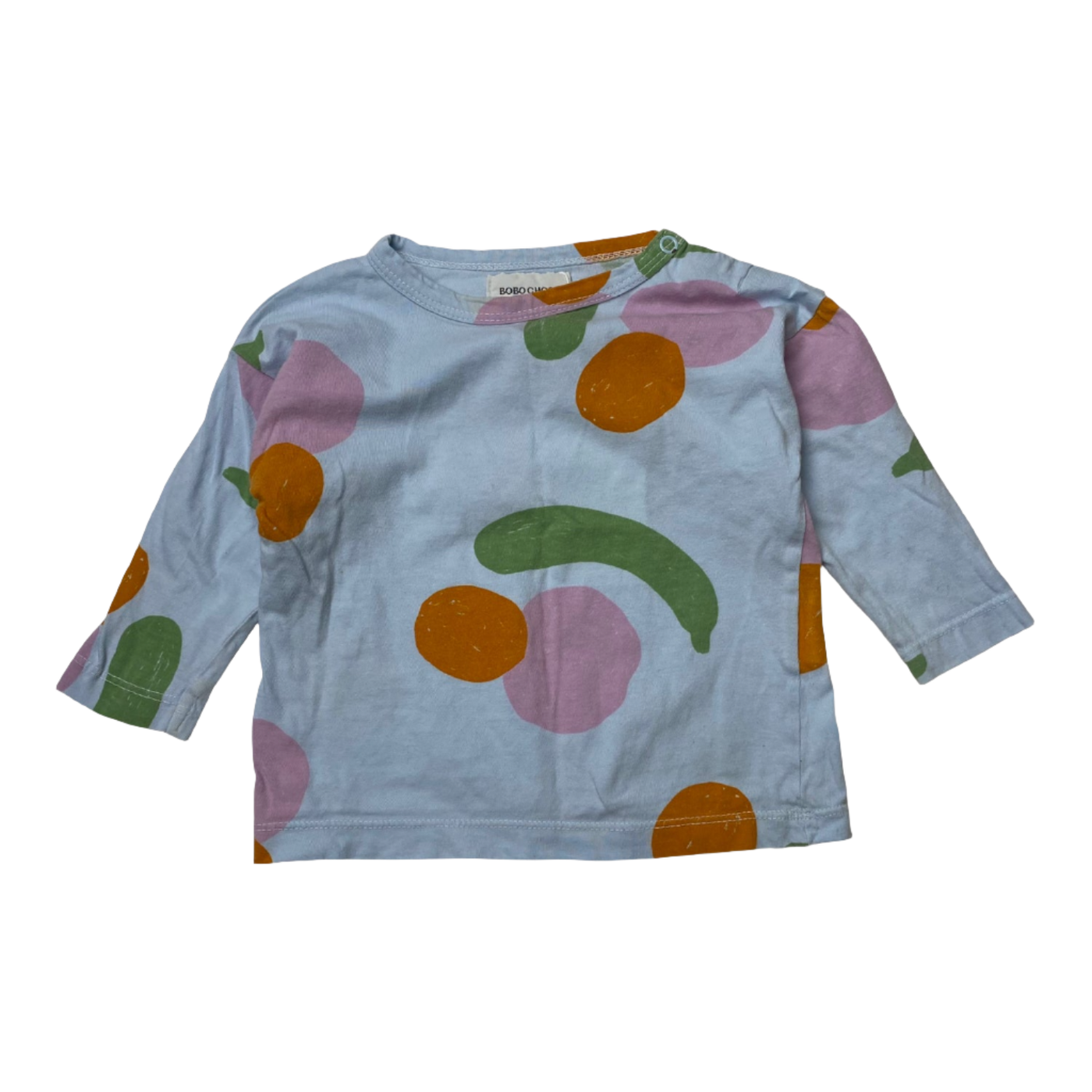 Bobo Choses shirt, baby blue | 74cm