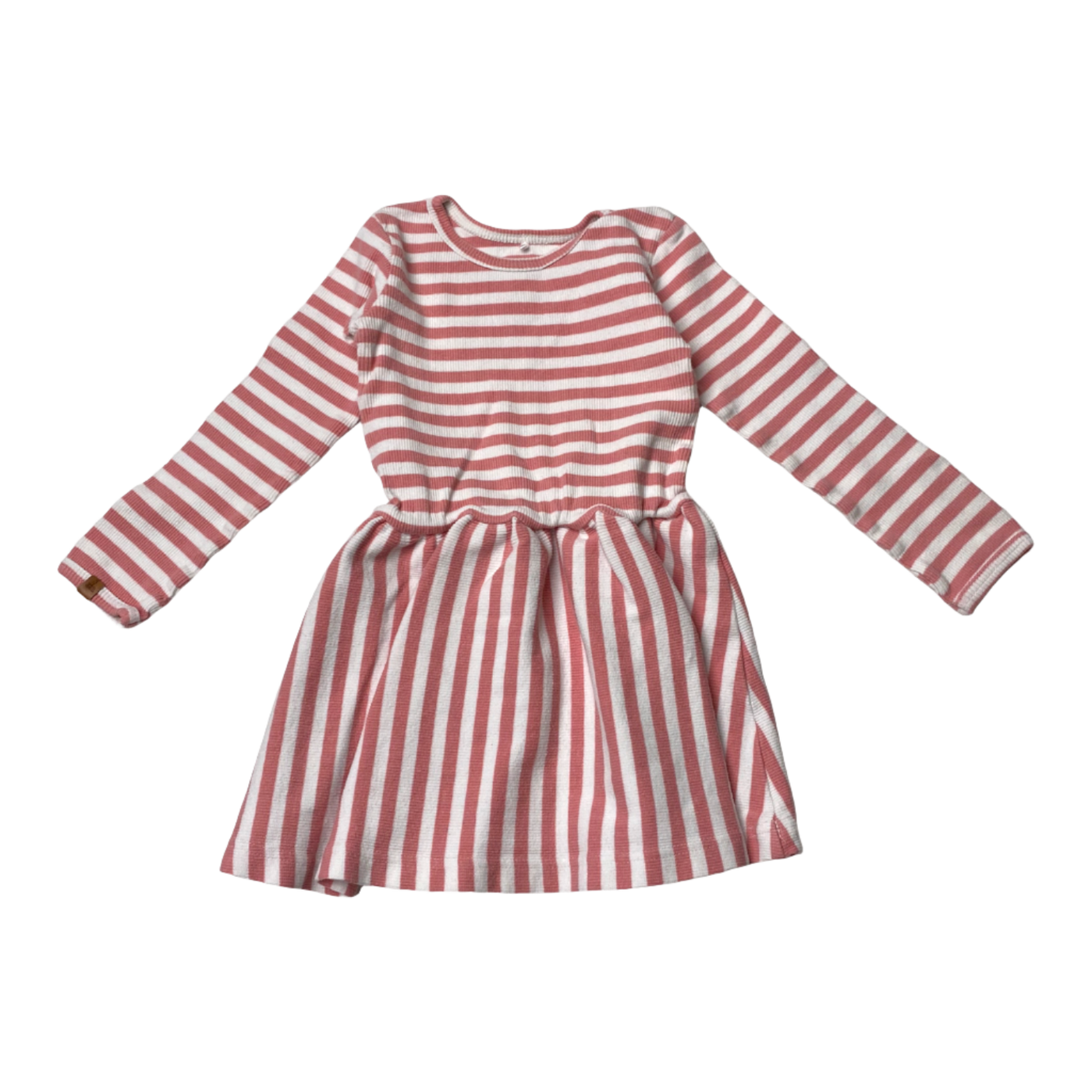 Metsola rib dress, stripes | 86/92cm