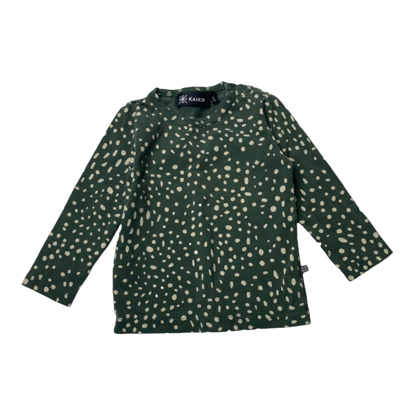 Kaiko shirt, dots | 74/80cm
