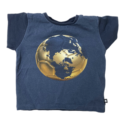 Molo eddie t-shirt, football globe | 74cm