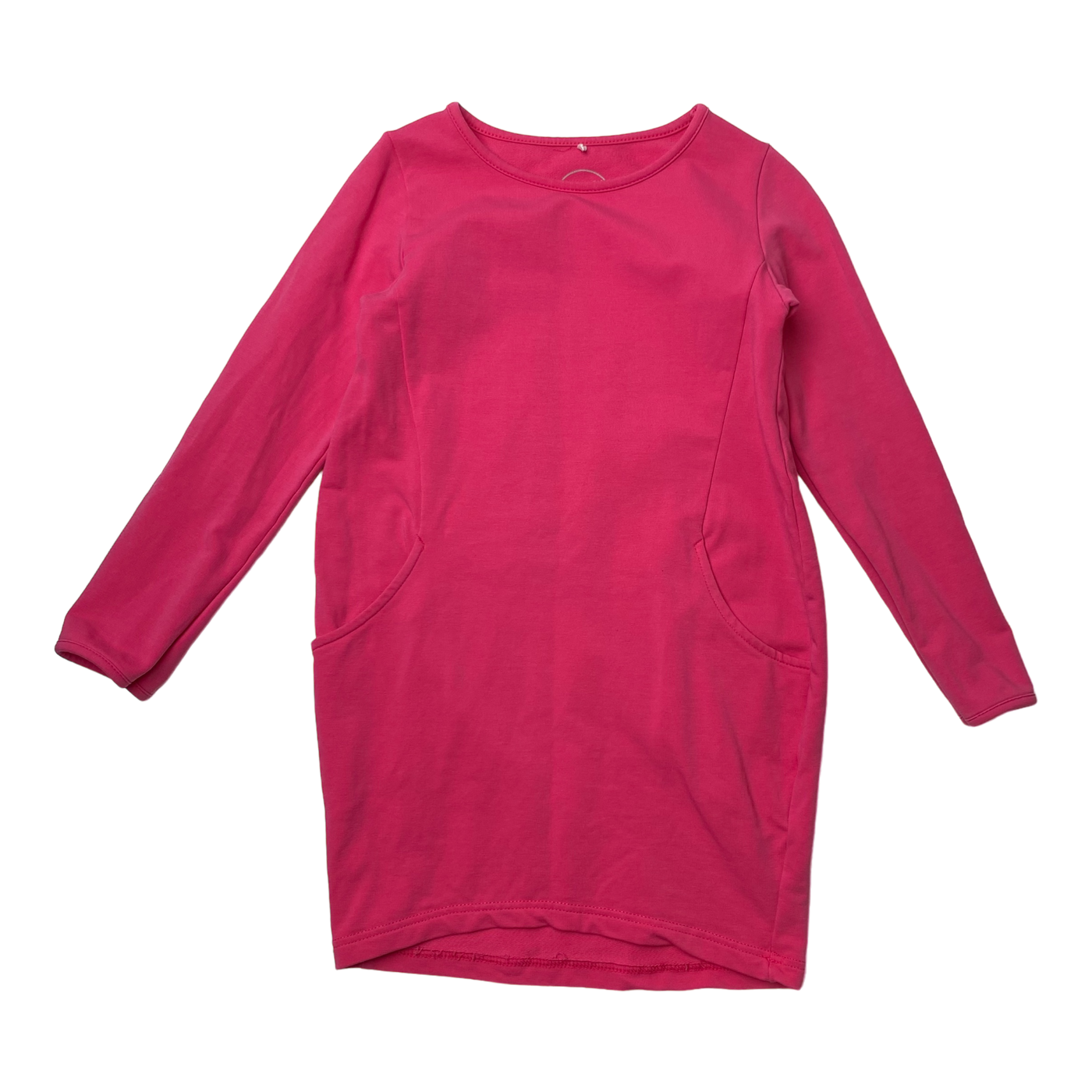 Metsola sweat dress, deep pink | 110/116cm