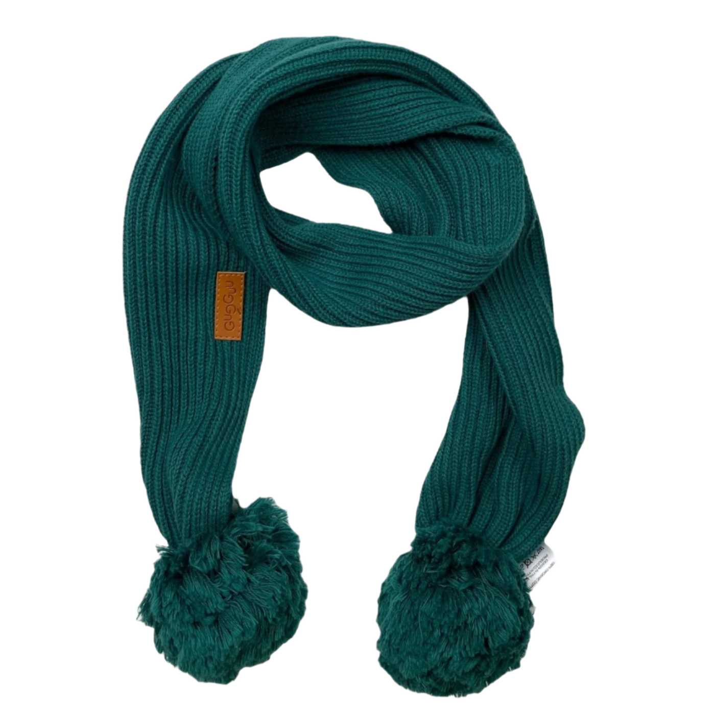 Gugguu cotton scarf, midnight green | kids