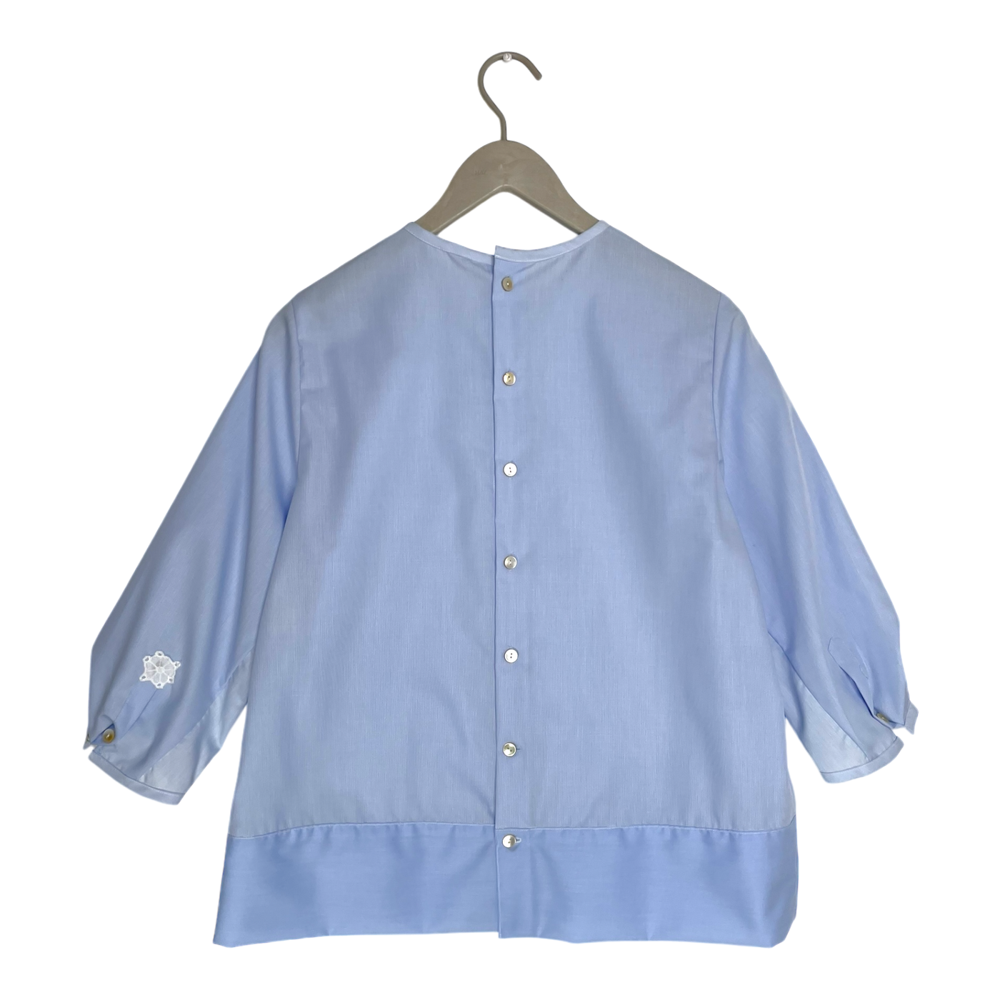 Limo marlene 3/4 sleeve blouse, light blue | woman L