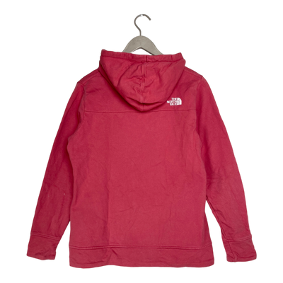 The North Face hoodie , raspberry pink  | woman L