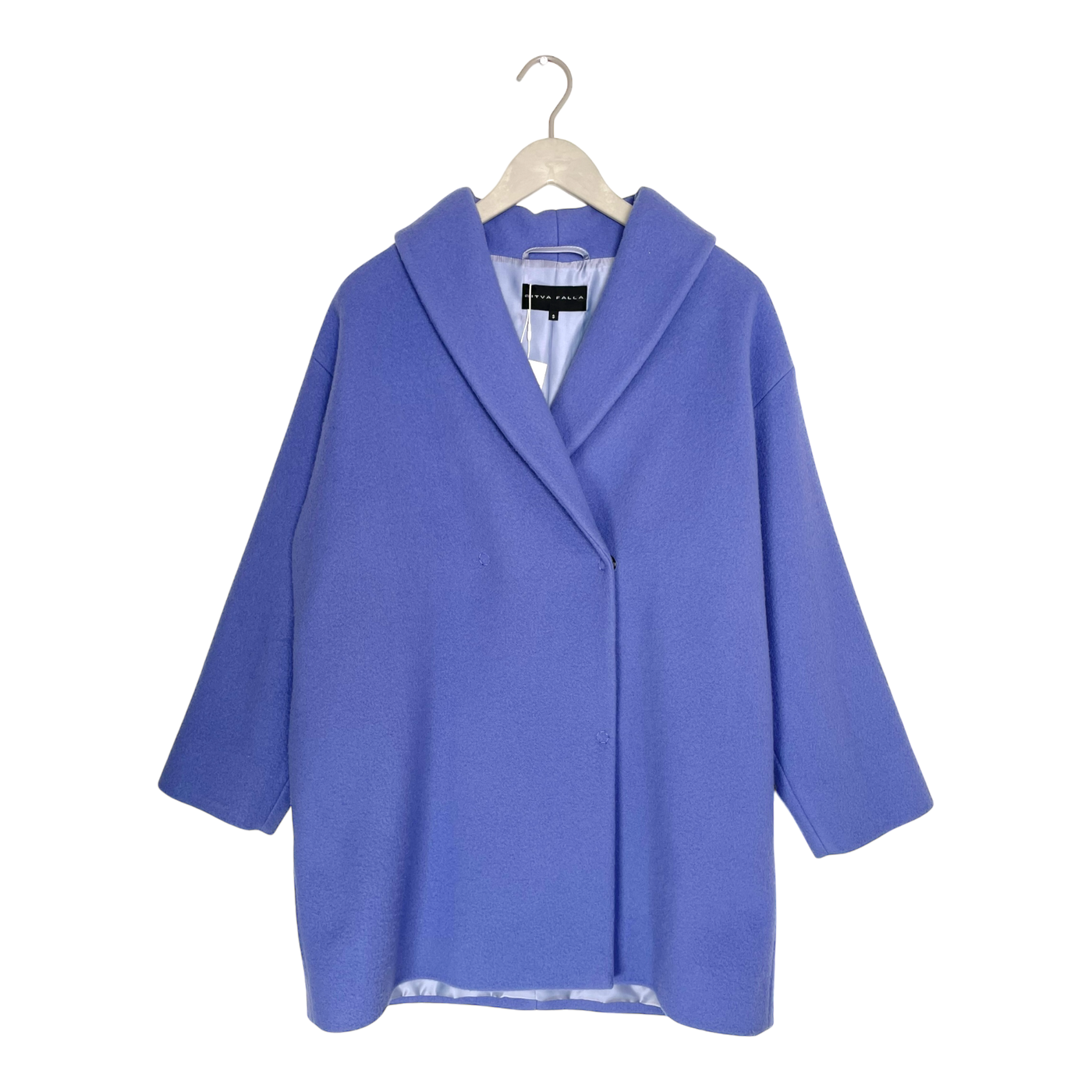 Falla luoma wool coat, light blue | woman S