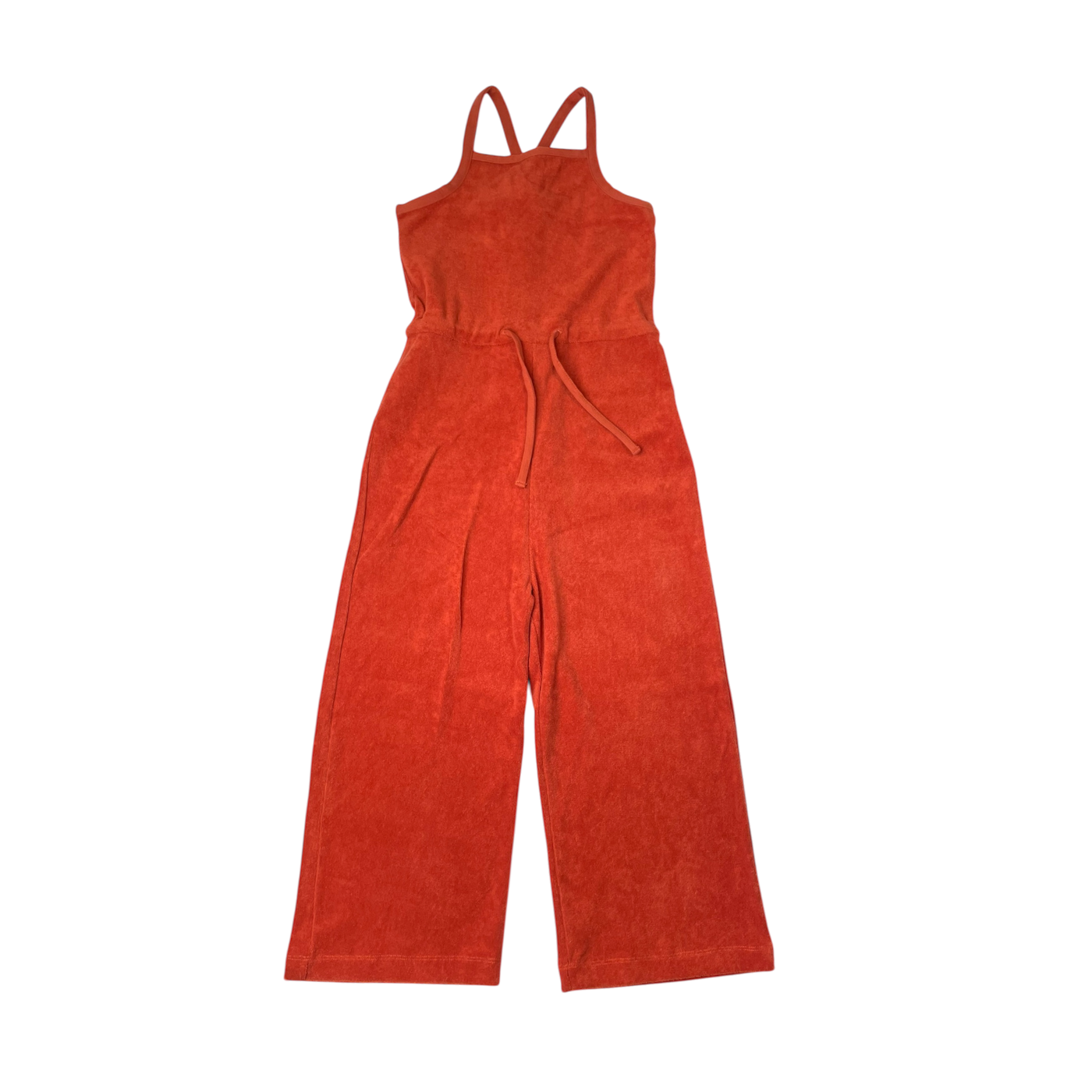 Mainio terry jumpsuit, fire brick | 134/140cm