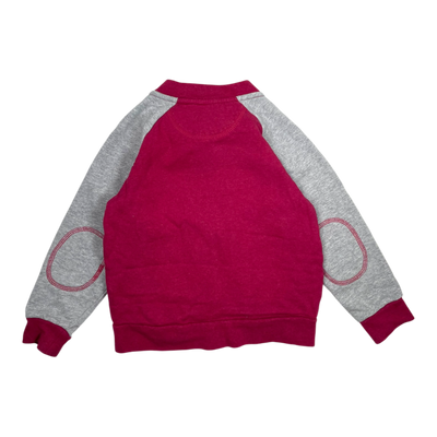 Reima zip sweatshirt, pink | 86cm