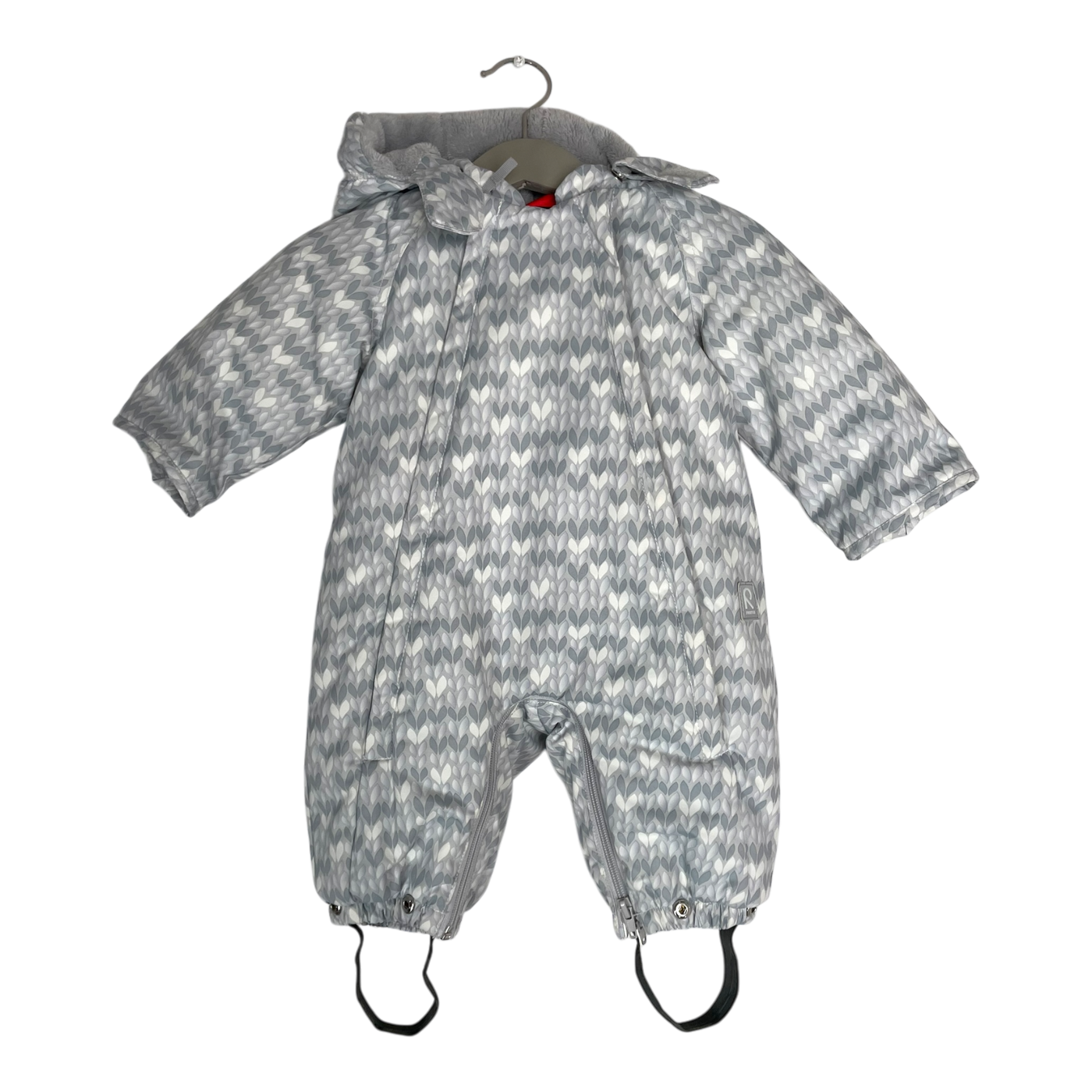 Reima baby padded overall, grey | 50cm